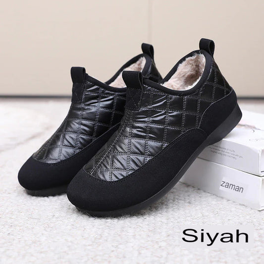 Waterproof Non-Slip Cotton Padded Slip-On Shoes